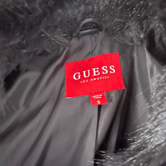 Guess Cropped Leather Jacket S - Picture 3 of 3